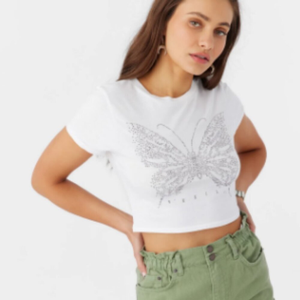 O'NEILL Y2K BUTTERFLY TEE NWT